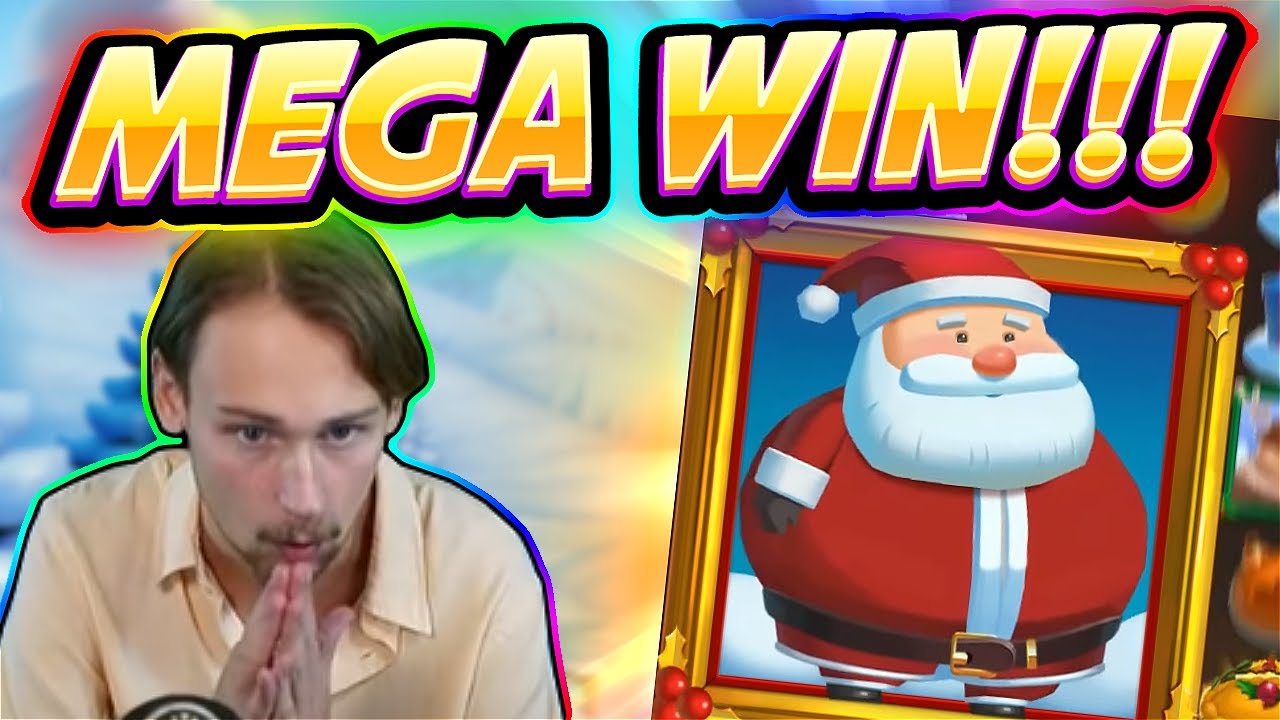 MEGA WIN! Fat Santa Big win - HUGE WIN - Casino Game from Casinodaddy Live Stream