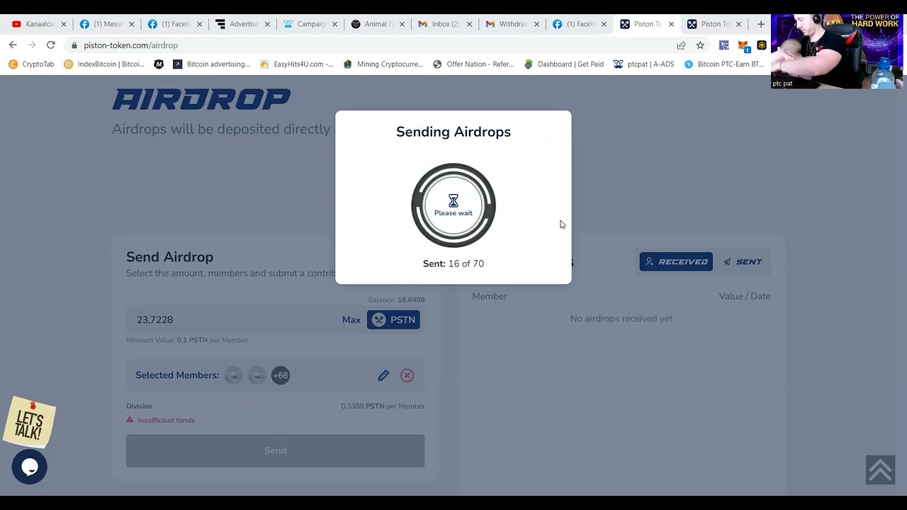 PISTON FULL TUTORIAL $400 AIRDROP #PtcPat showing you the magic with %1 day recompounding Power Play