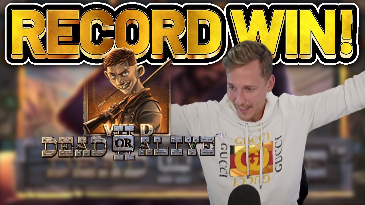 RECORD WIN! DEAD OR ALIVE 2 BIG WIN - Online Casino from Casinodaddys live stream