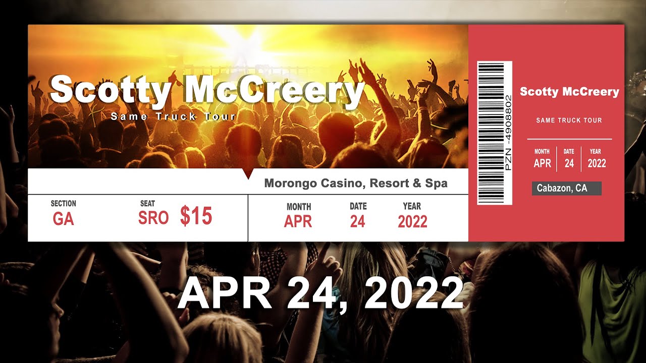Scotty McCreery at Morongo Casino Resort & Spa April 24, 2022
