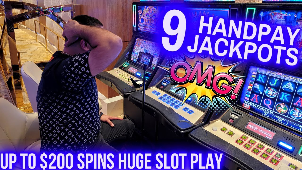 9 HANDPAY JACKPOTS On High Limit Slot Machines - Live Slot Play At Casino