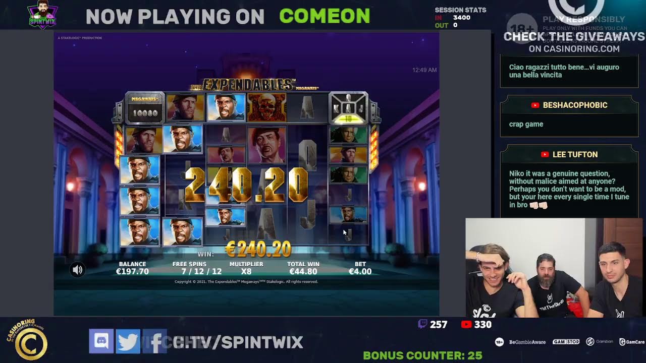 18+ | [OPENING 25 BONUSES NOW] Special !guests and 3 Giveaways on today's Stream -WeSpin Bonus Hu…