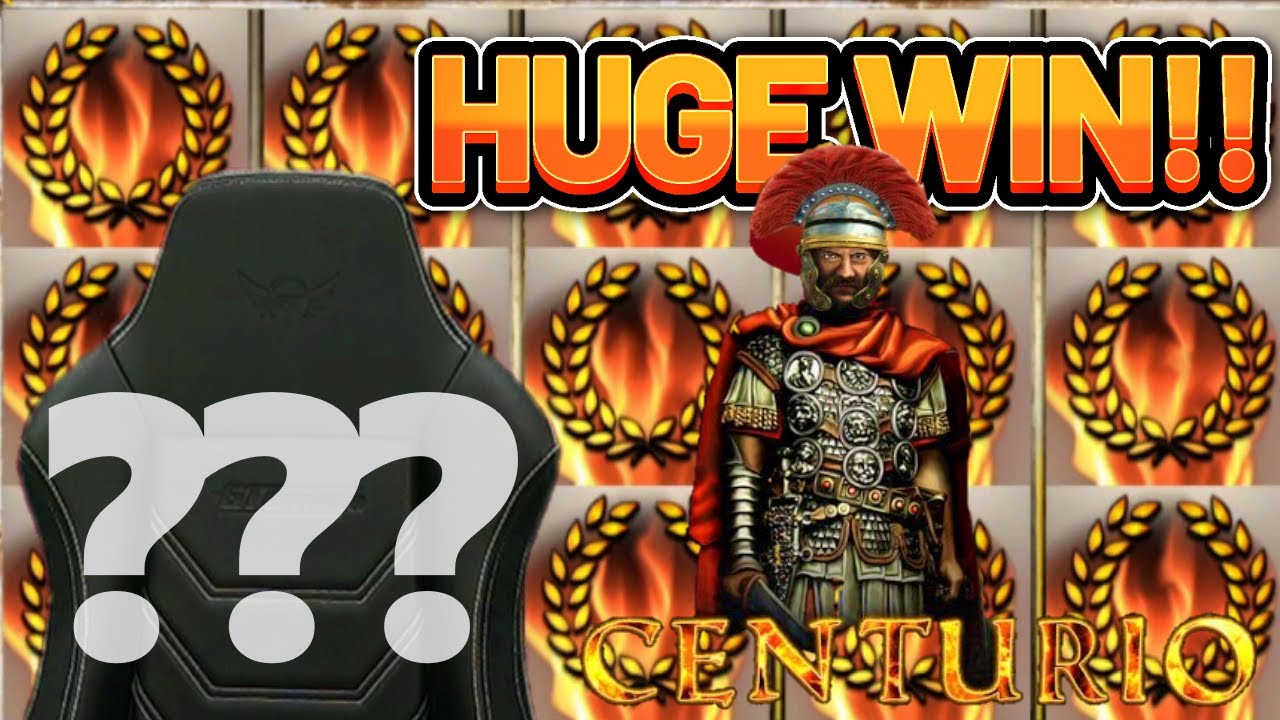 CHAIR GETS HUGE WIN! CENTURIO BIG WIN - €10 bet on CASINO Slot from CasinoDaddys LIVE STREAM