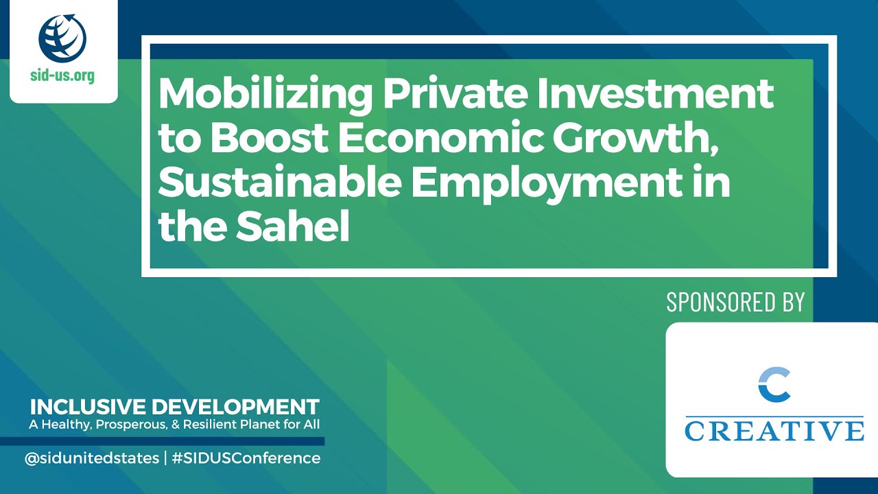 Development Finance | Breakout Session, Creatives Associates International | SID-US 2022 Conference