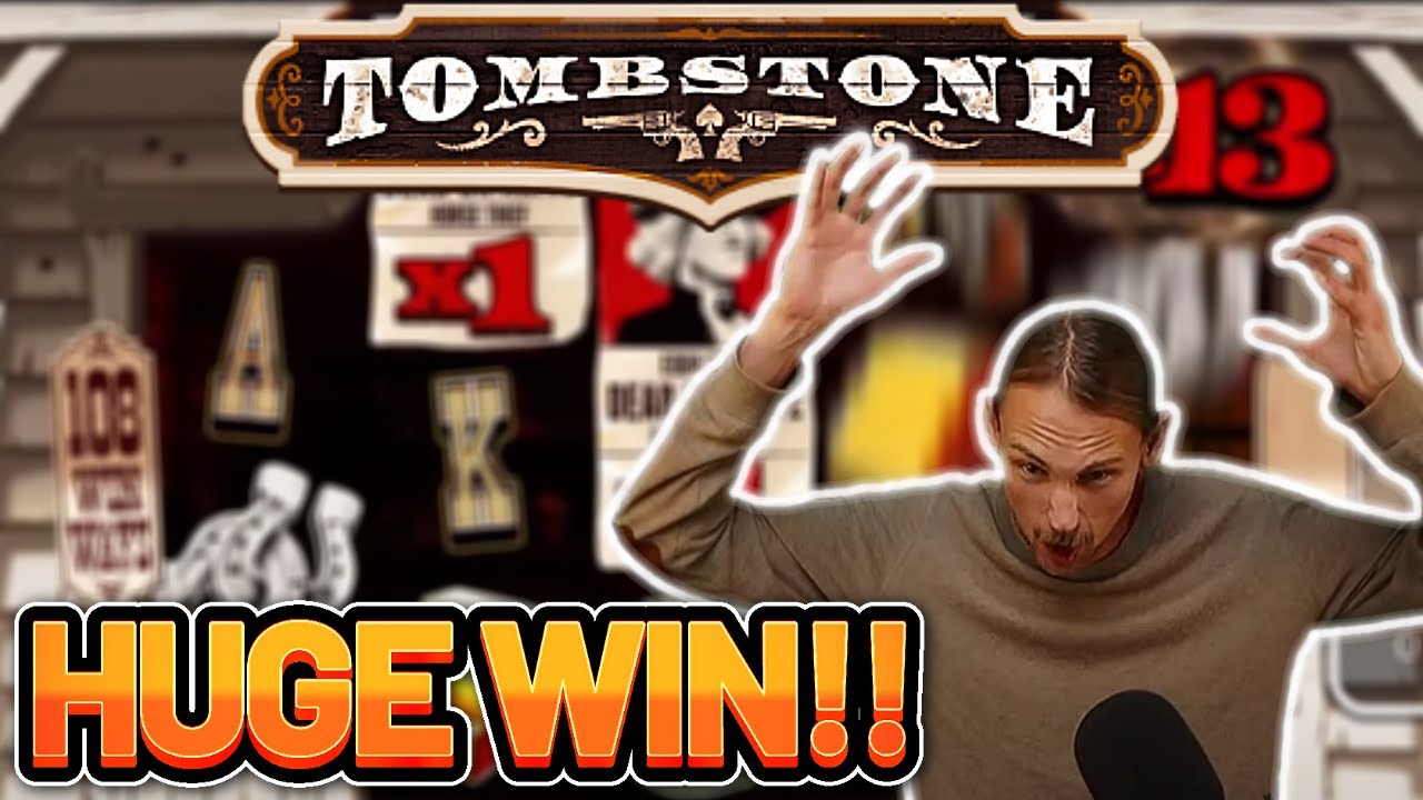 HUGE WIN! TOMBSTONE BIG WIN - CASINO Slot from CasinoDaddys LIVE STREAM