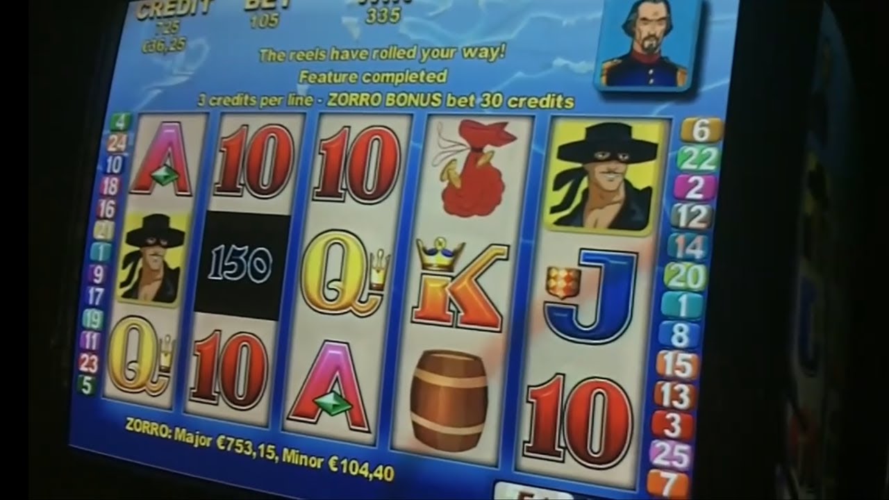 Zorro (Aristocrat) Gokkast bonus - Holland Casino