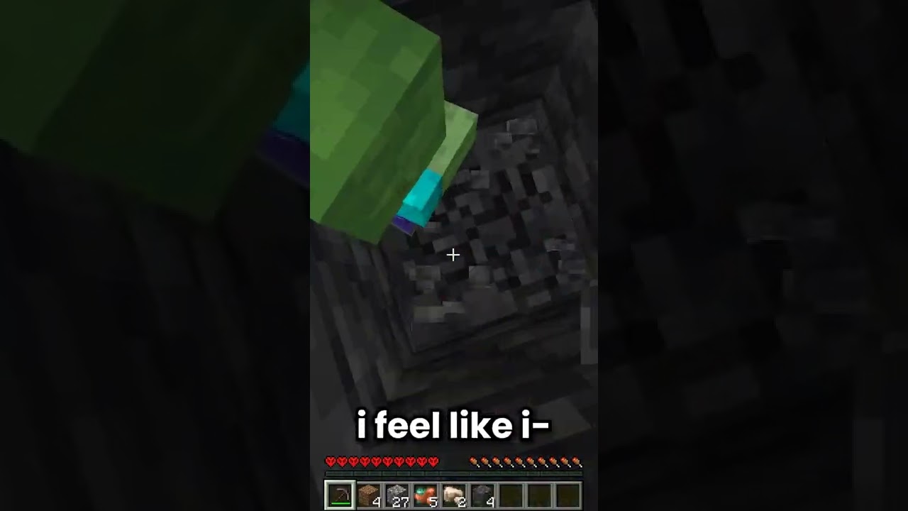 Digging Straight Down In Minecraft...