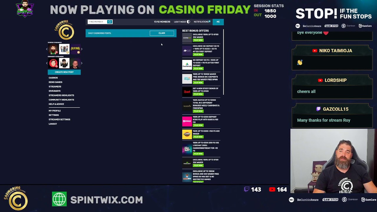 18+ |  NEW 20 NO DEPOSIT SPINS [ALSO UK] !PLATIN in chat - 1000€ Weekly up for grabs !NEON in chat
