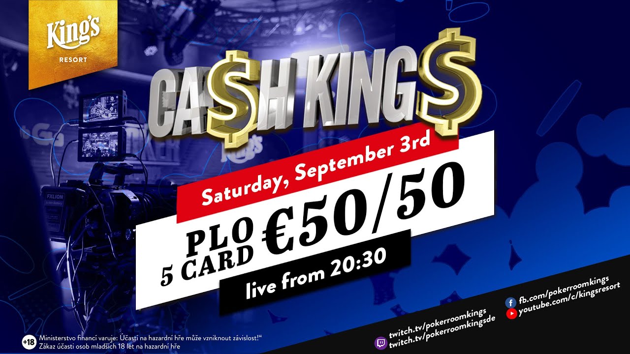 Special Ca$h King$ - 5-Card Pot Limit Omaha €50/€50/€100 live from King's Resort (table sound)