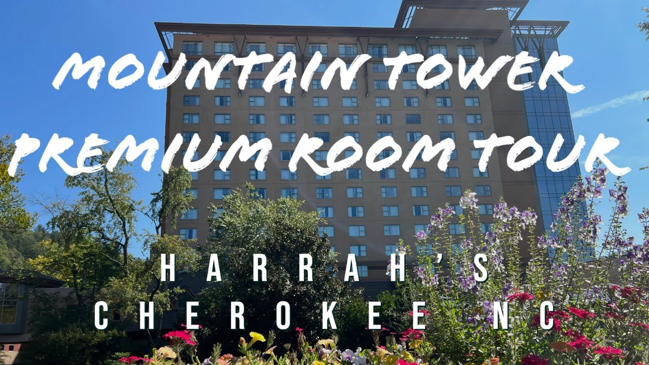 Harrah's Cherokee North Carolina Hotel and Casino Mountain Tower Premium Hotel Room Tour with Queens
