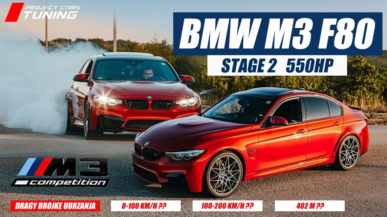 Mapiranje BMW M3 Competition stage 2 550HP (MHD preko mobitela)