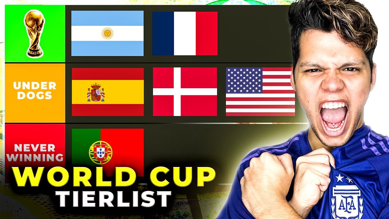Ranking every nation in this World Cup 2022! -Tierlist