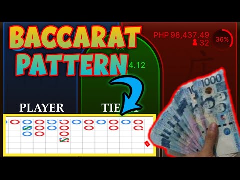BACCARAT PATTERN | CASINO PATTERN | LEGIT CASHOUT | HOW TO WIN