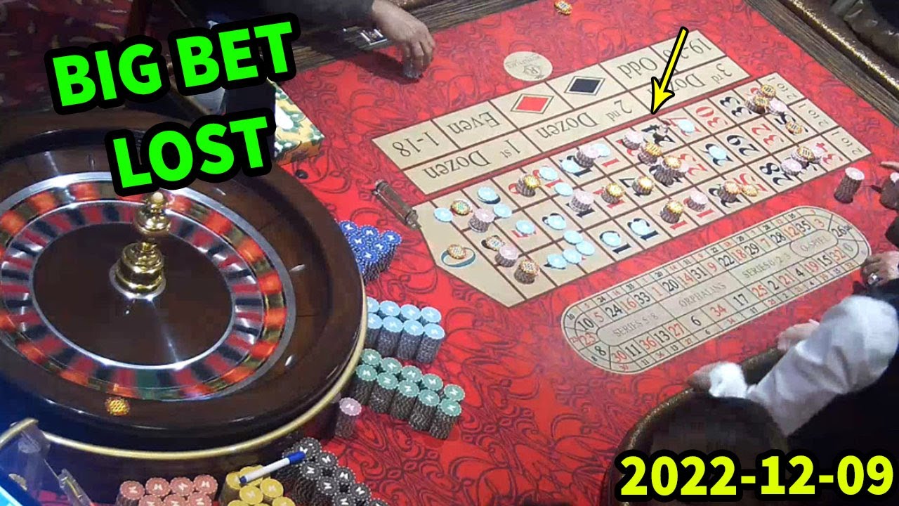 BIG LOST? IN TABLE ROULETTE CASINO ? REAL LAS VEGAS BIG Session✔️ 2022-12-09