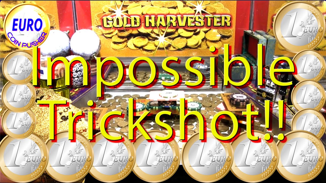 Gold bars and impossible trick shot??? - Euro Coin Pusher Episode 265