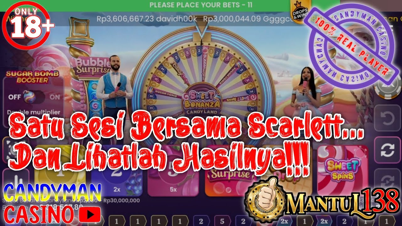 Hampir disedot lagi bah!! || Sweet Bonanza Candyland