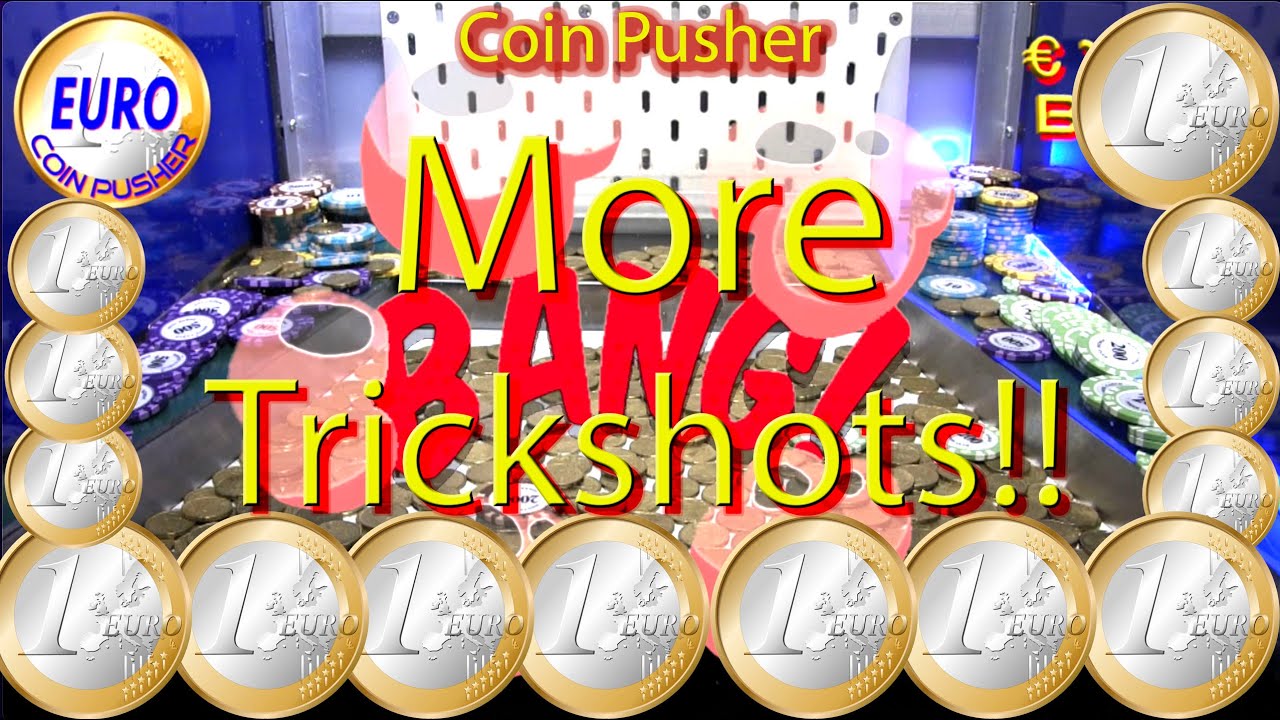 Incredible Game Part 2 Trickshots again!! - Euro Coin Pusher Episode 267b
