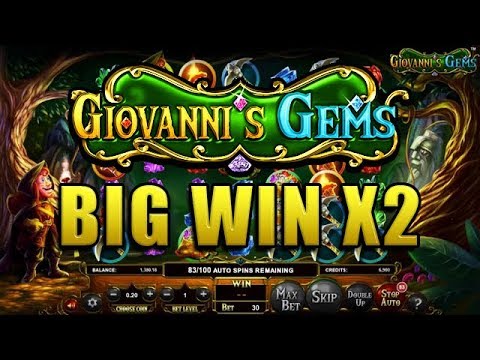 ★Double Big Win★ Casino en ligne [Machine à sous Giovanni Gems]