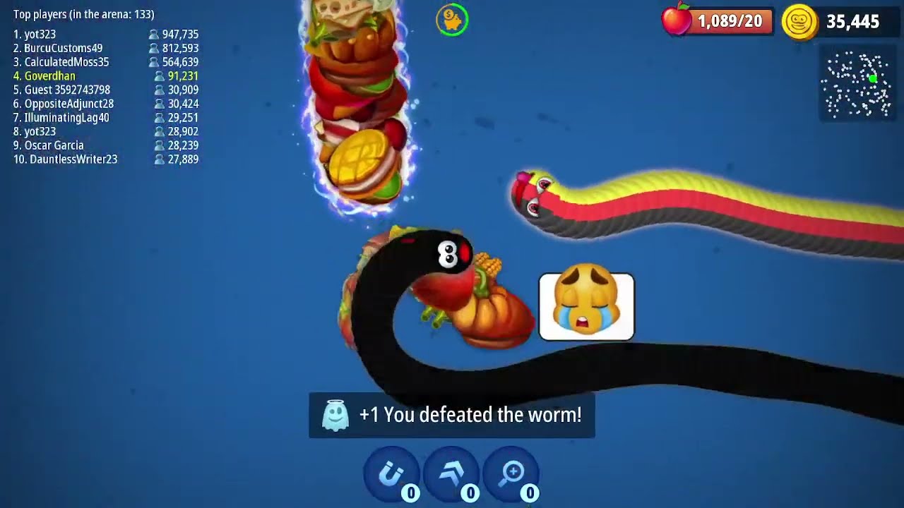 ? Worms Zone G gaming || Live Gaming || #wormszonggaming #live 98.85.80.38