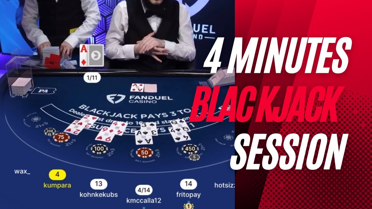 4 Minutes Blackjack Session! Only One Thing Saved Me! LOST EVERY SINGLE BET ?