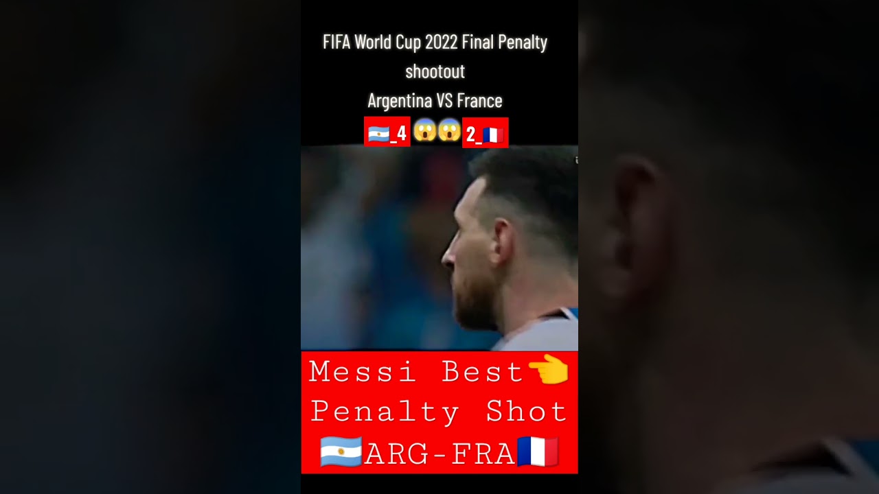 ??Argentina??vs??France?final Messi Best Penalty Shot #messi#france#messigoal#short