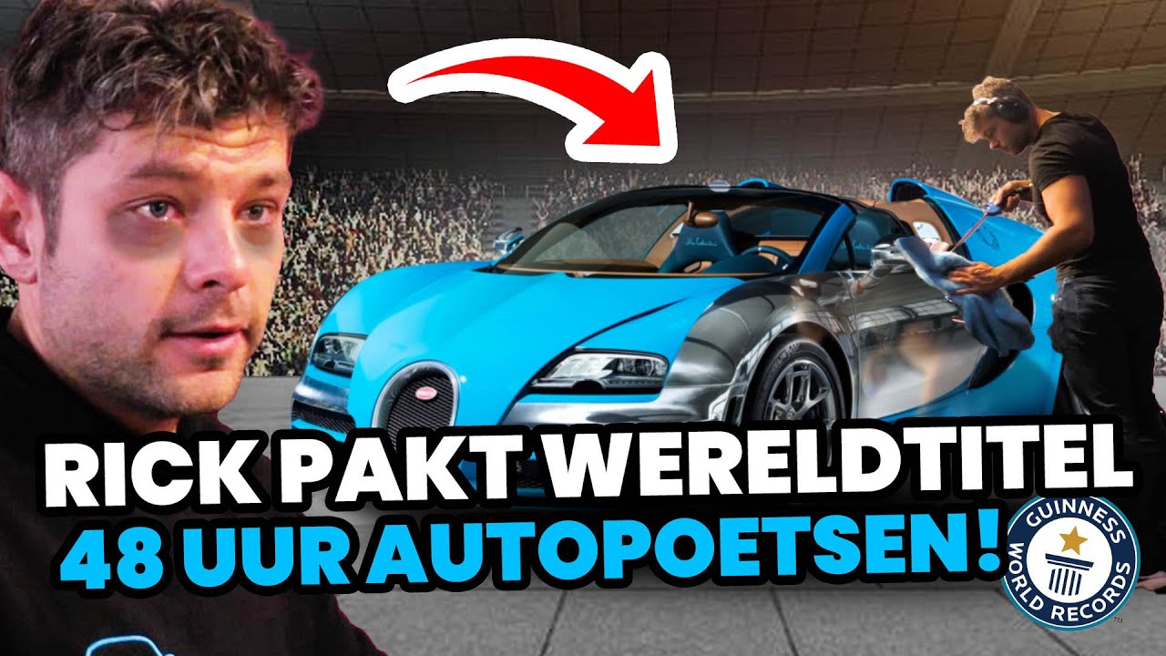Rick pakt wereldtitel 48 uur autopoetsen!