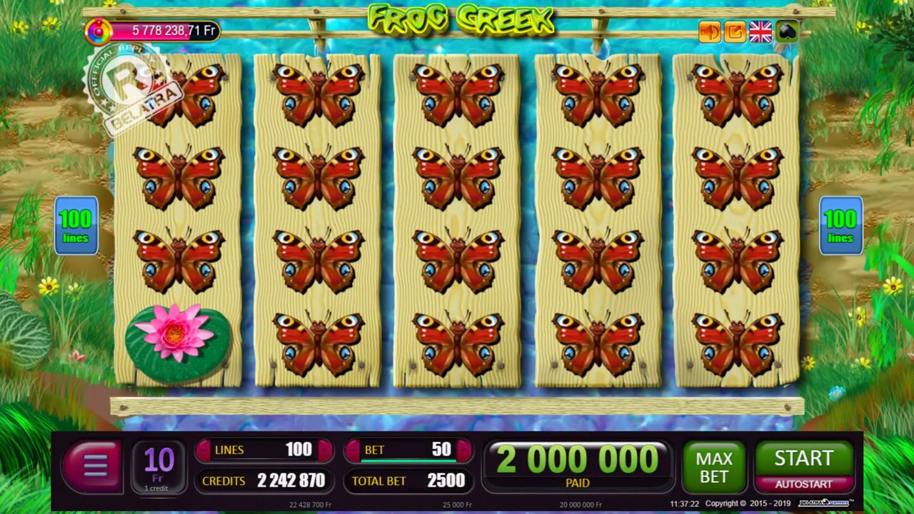 !!!TOP CASINO WIN!!! ♥♣♥ € 10 000 ♥♣♥ in Belatra online slot FROG CREEK