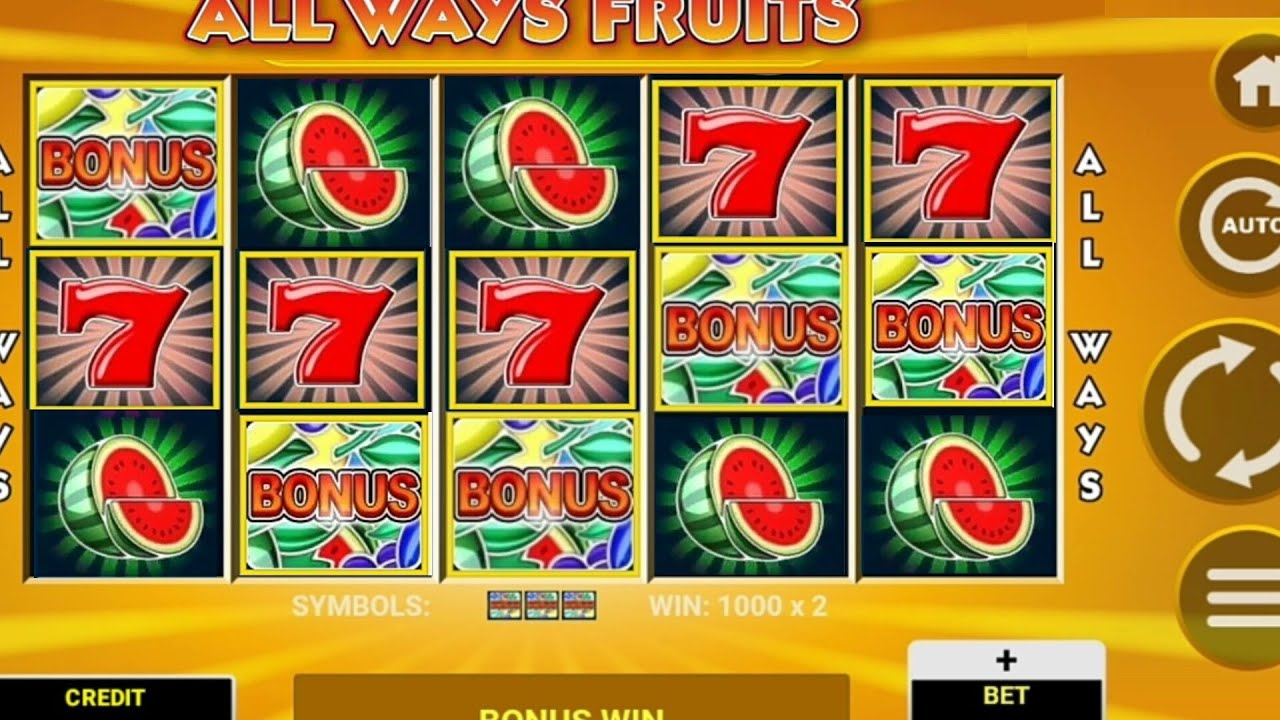 ALL WAYS FRUITS CASINO SLOTS / هكذا يكون الفوز / FORZZA CASINO TUNISIE