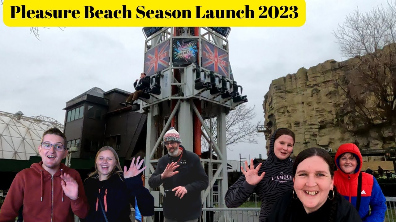 Blackpool Pleasure Beach Season Launch 2023 (LONG VERSION)