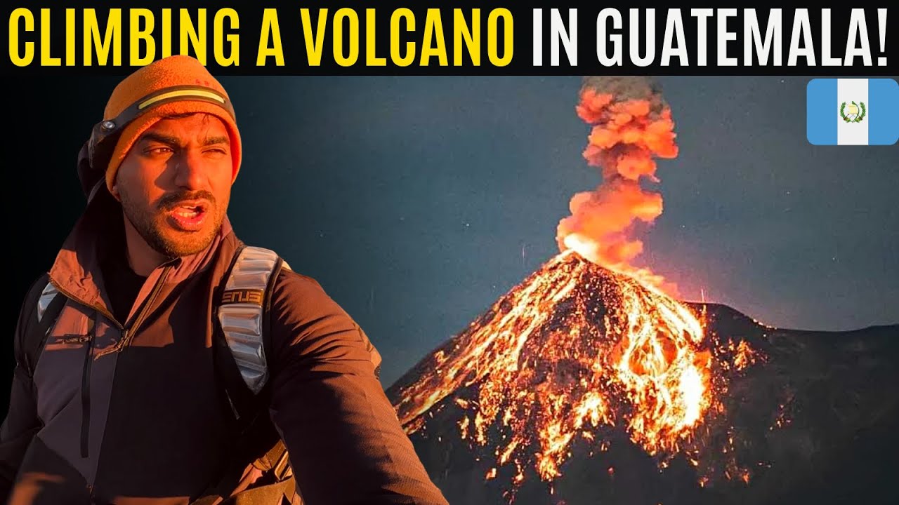 Hiking an ACTIVE Volcano in Guatemala - ACATENANGO VOLCANO! ??