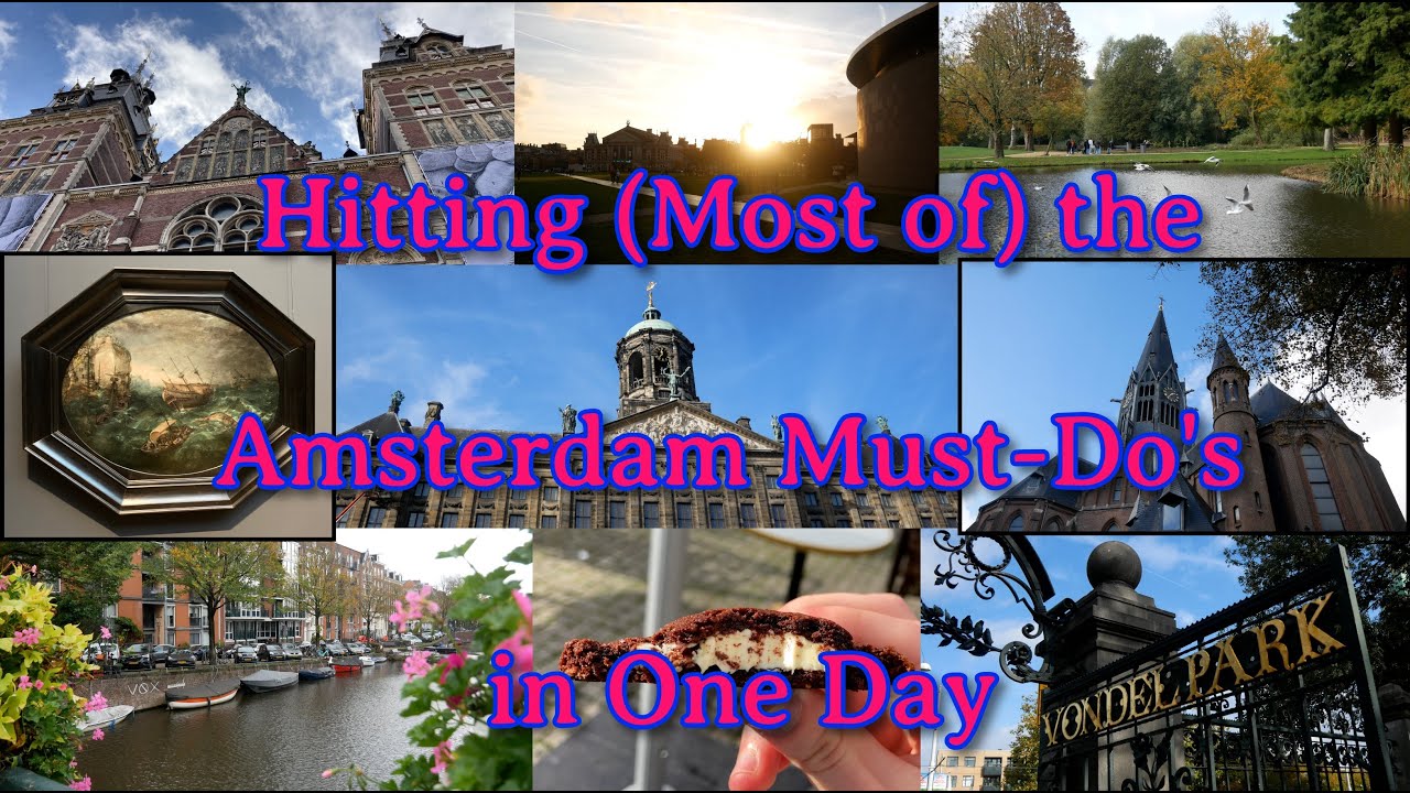 Packed Day in Amsterdam | Vlog (Anne Frank House, Dam Square, Rijksmuseum, Van Gogh Museum)