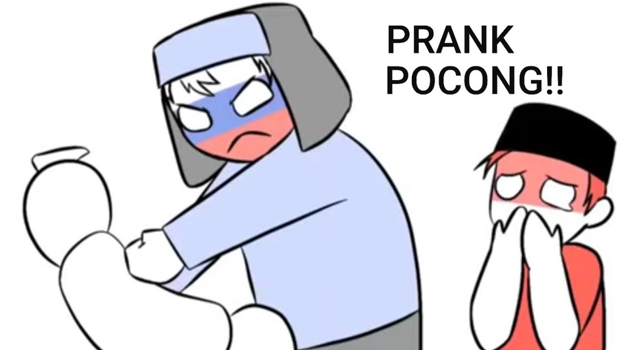 Prank Pocong || Countryhumans Indonesia Basa Jowo