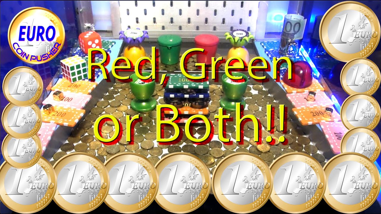 Hard to get Pots, Red, Green, which one will I win? - Euro Coin Pusher Episode 315