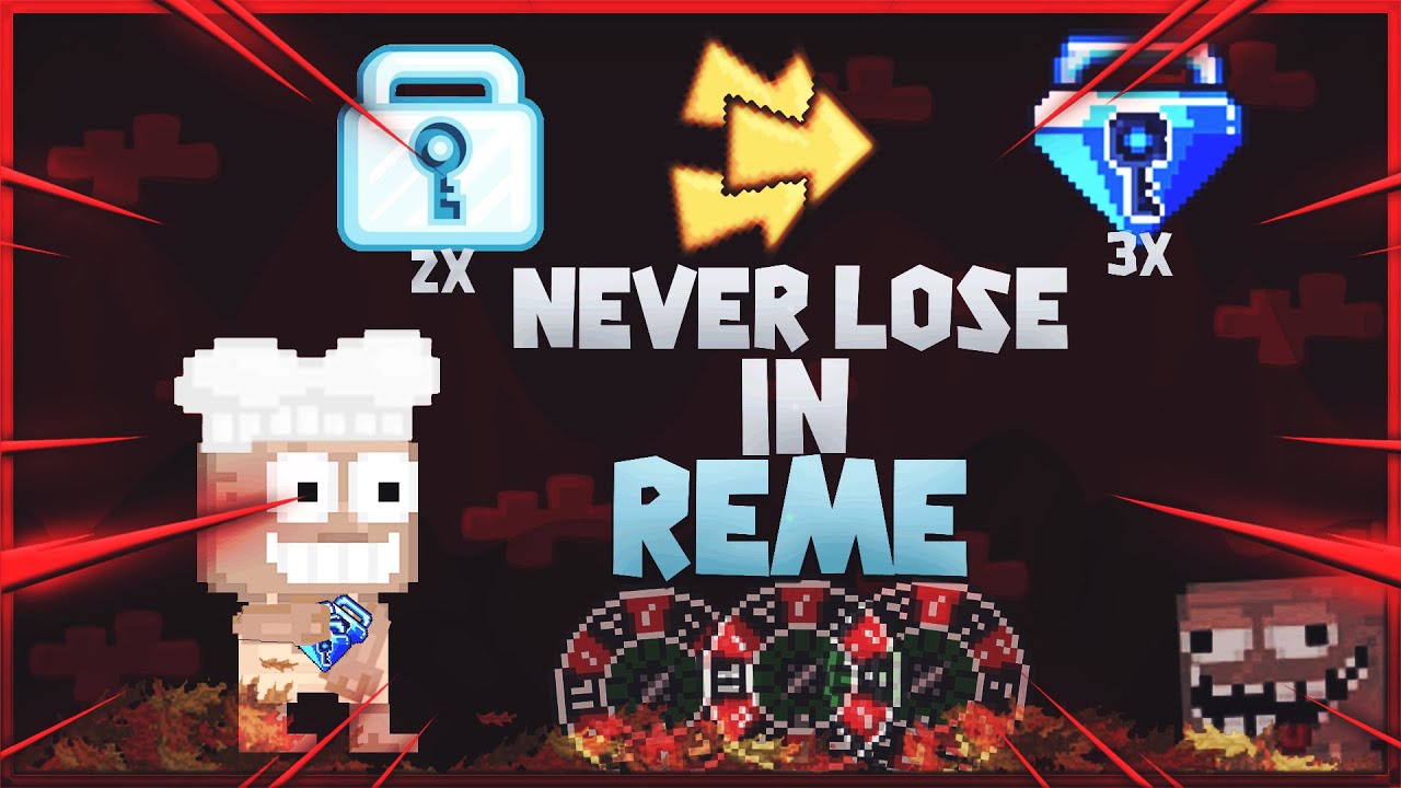 2 DL TO 3 BGL IN REME OMG ( INSANE LUCK ?!!) Growtopia Casino