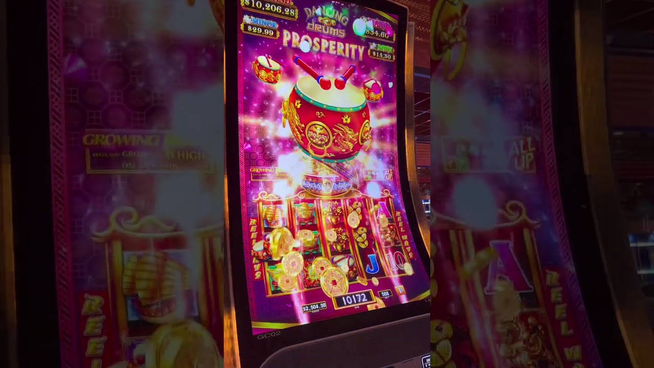 BEAUTIFUL WIN DANCING DRUMS PROSPERITY #slots #casino #shorts