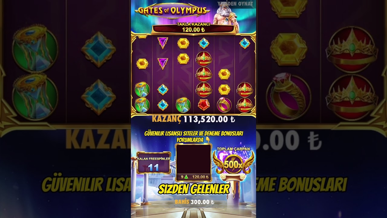 Dedemiz Aklımızı Aldı - Gates Of Olympus Big Win - #casino #slot #shorts