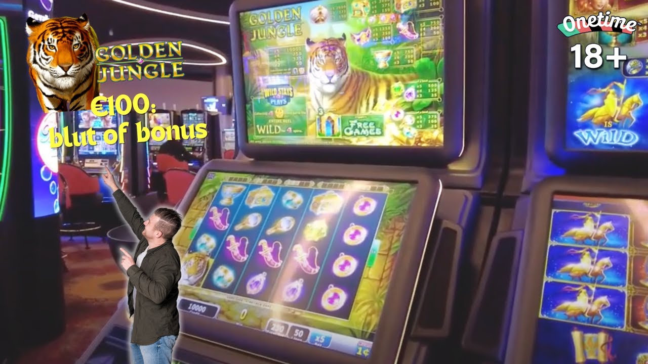 €100,- BLUT OF BONUS op Golden jungle slot in Holland casino Utrecht