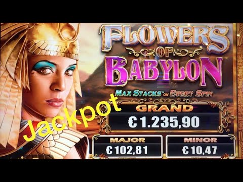 Holland Casino - FLOWERS OF BABYLON - Bonus & Jackpot Win - Gimmie Games - Slot Machine Pokies Wins