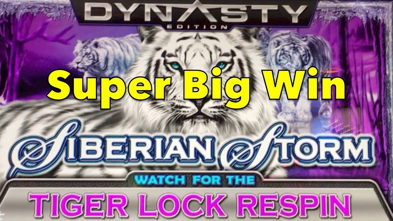 Holland Casino ? Super Big Win - IGT SIBERIAN STORM Dynasty Edition Slot Machine - Tiger Lock Respin