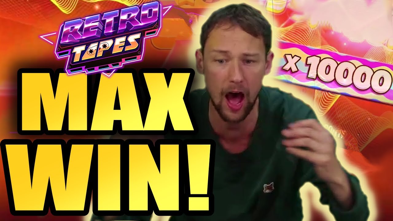 ?CASINODADDY'S MAX WIN ON RETRO TAPES (Push Gaming) SLOT?