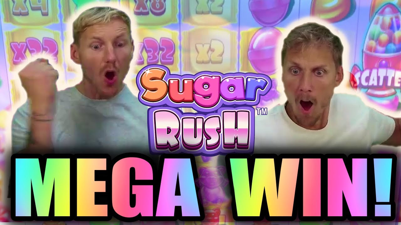 ?CASINODADDY'S MEGA WIN ON SUGAR RUSH (Pragmatic Play) SLOT?