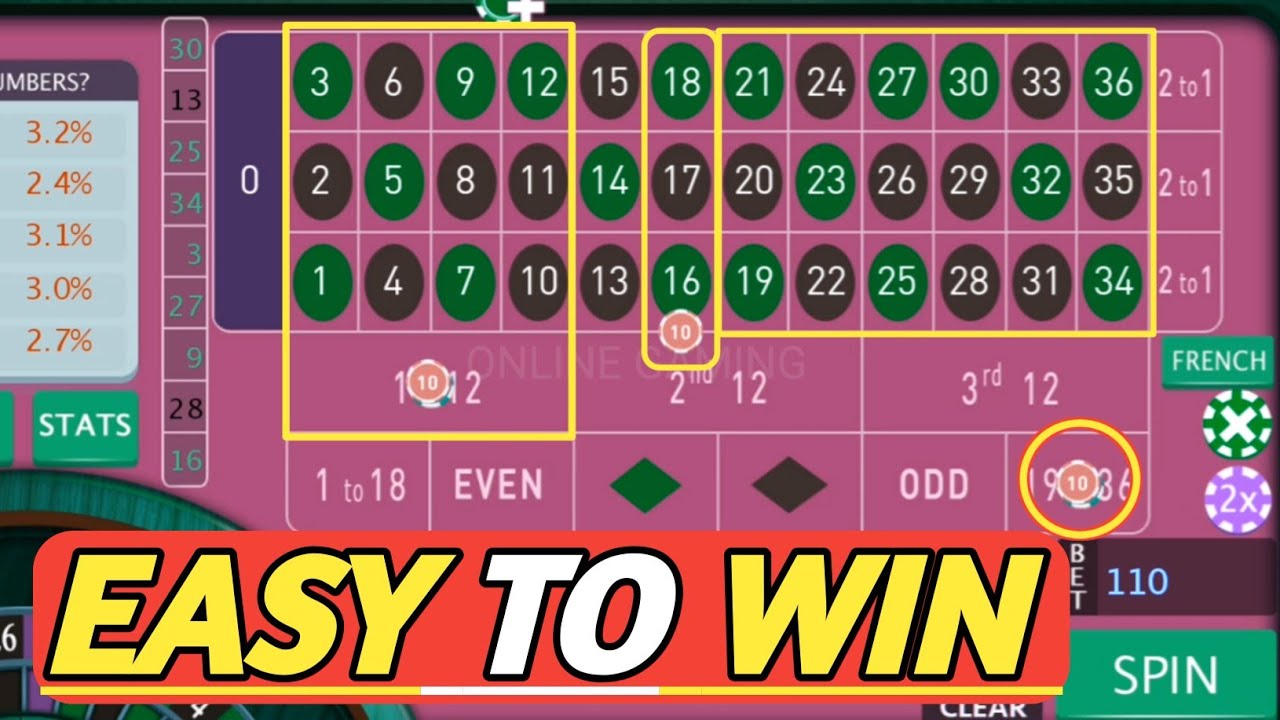 EASY TO WIN !!! / Roulette Strategy TO Win / Casino Roulette #money #casino #viral
