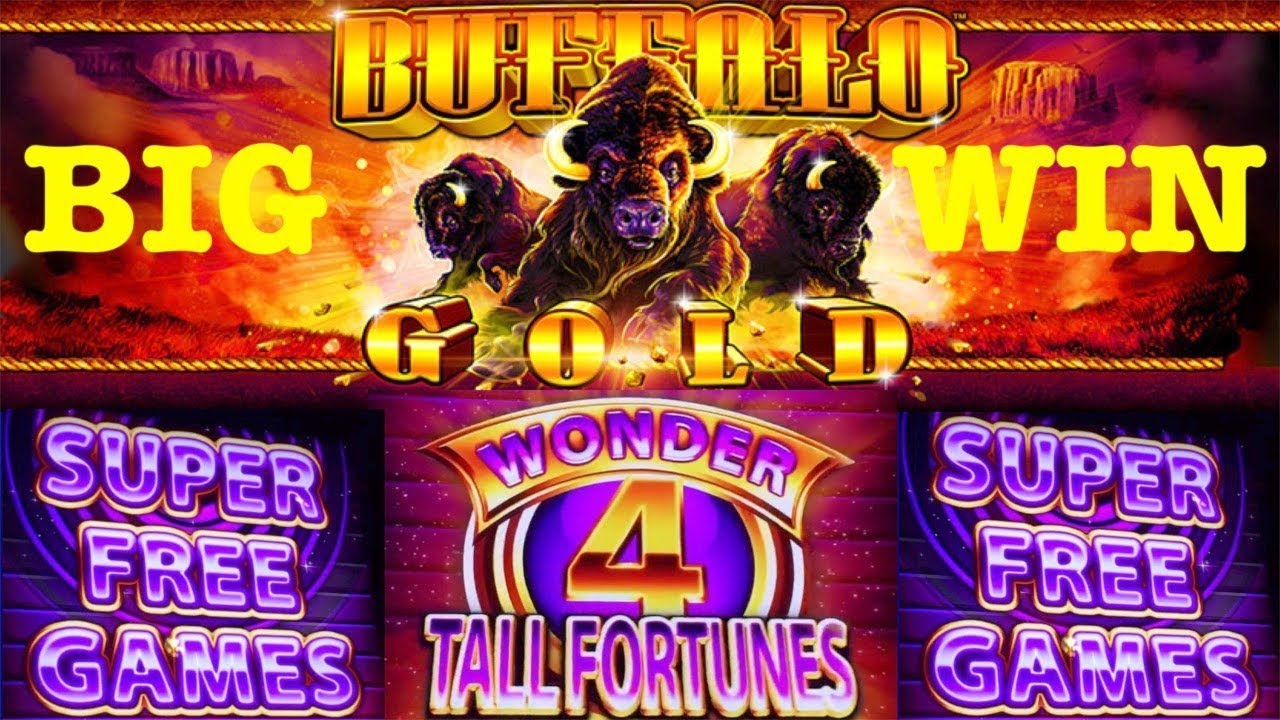 Holland Casino A BIG WIN Bonus On BUFFALO GOLD Slot Machine WONDER 4 TALL FORTUNES ARISTROCRAT