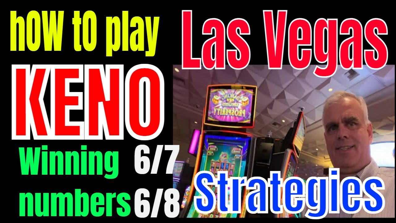 LAS VEGAS Casino KENO - How to Play KENO - WINNING PATTERNS - Proven Strategy - SEE IT HAPPEN
