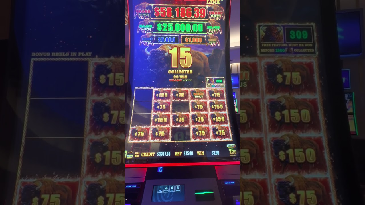 Landing a $75 bet bonus #shorts #casino #win