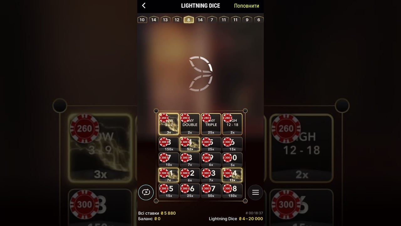 Lightning Dice insane all in ???