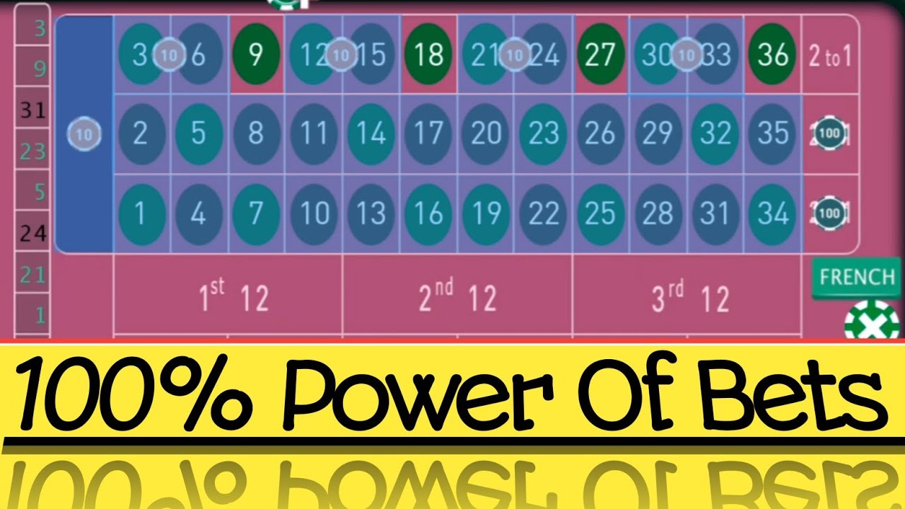 100% Power Of Bets? / Roulette Strategy TO Win / Casino Roulette #money #casino #viral