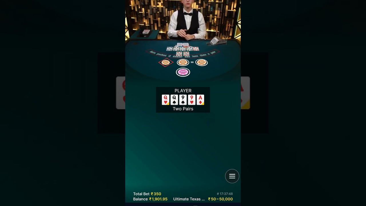 2 pair Big Win #casino #roulette #blackjackcasino #easyway #cardgame #poker #bigwin