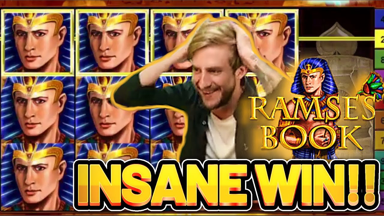 INSANE WIN! RAMSES BOOK BIG WIN - €5 bet on Casino Slot from CASINODADDY