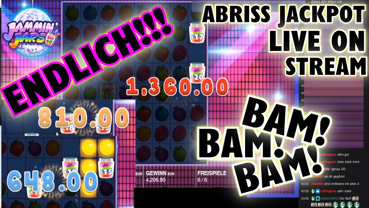 Jammin Jars ULTRA BIG WIN Casino Stream Highlight Slot Top win by OnlineCasinosTube & MaximalEinsatz